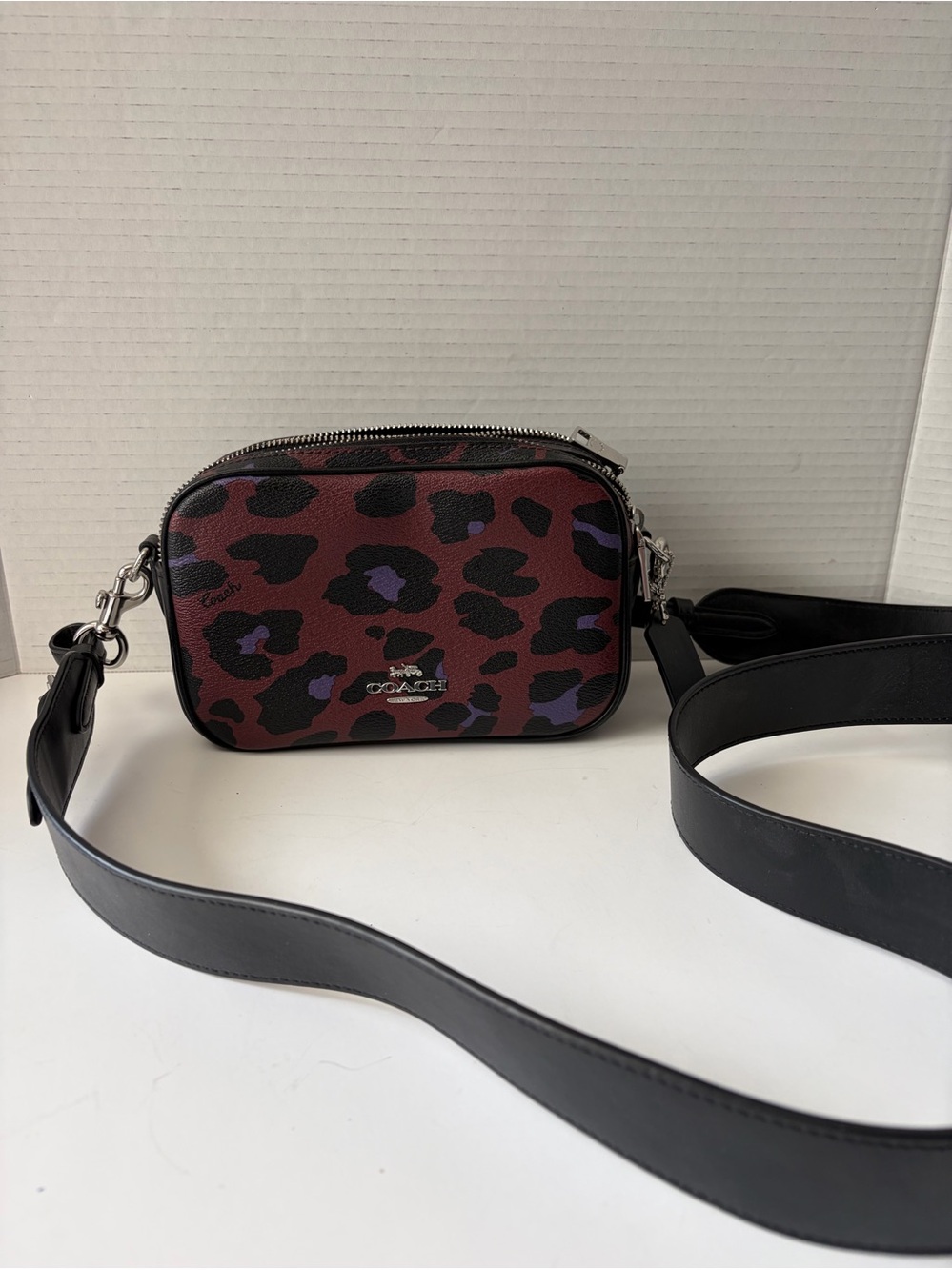 Coach Jes Crossbody 20 in Leopard‎ Print bag